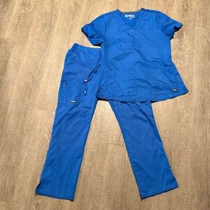 Grey's Anatomy by BARCO Royal Blue scrub set